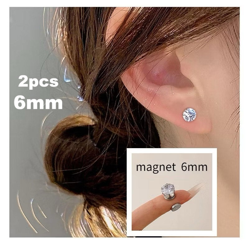 Elegant Magnet Earrings for Women Pearl Earrings Ear Clips FashionJewelry Accessories Christmas Gift