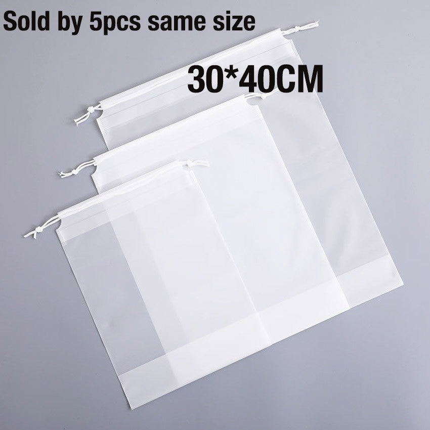 5pcs Reusable Waterproof travel make up Clothes Underwear wash Toiletry Bag Pouch Storage Organizer