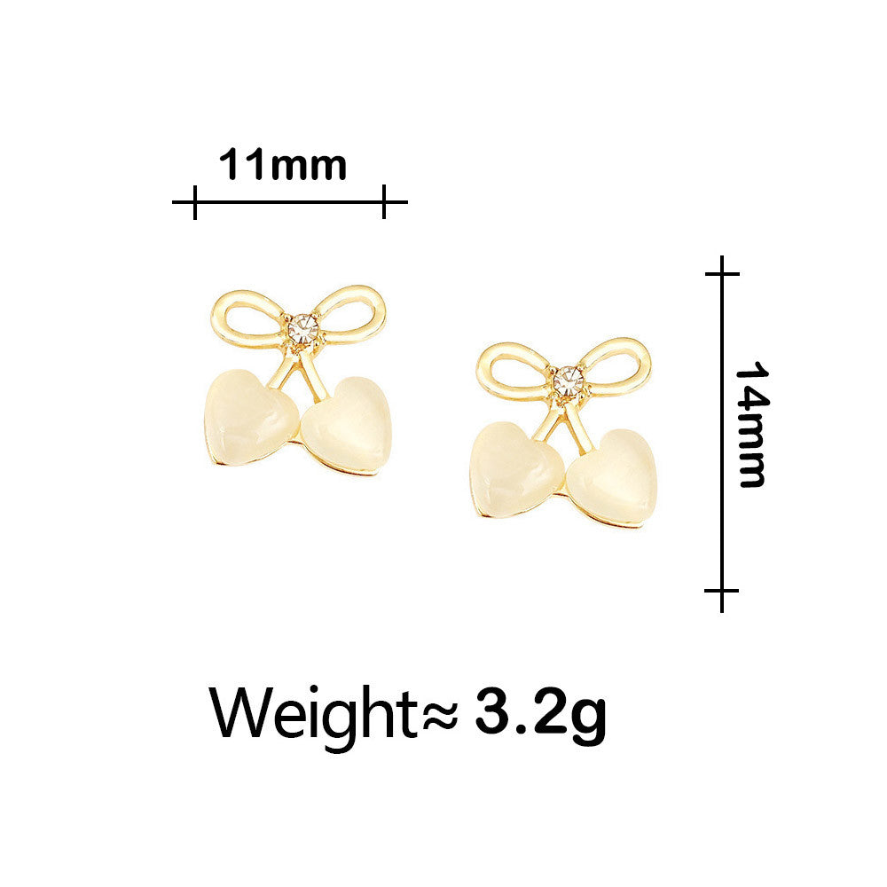 Elegant Piercing Earrings Zircon Drop Earrings for Women Stud Earings Fashion Jewelry Accessories