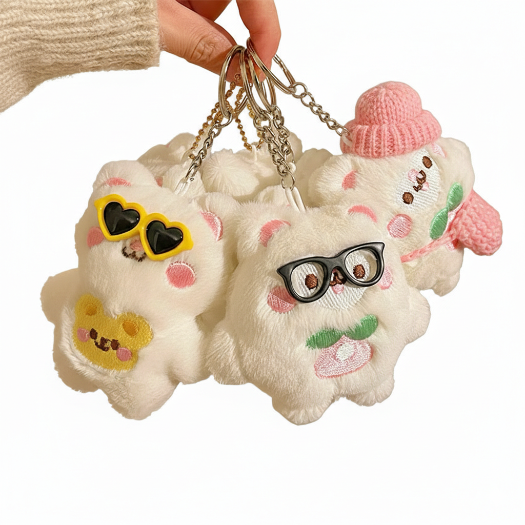 Elegant Animal Plush Doll Pet Toy Stress Reliever Fun Toys Keychain Stuff Toys Fashion Gift Pop Kids