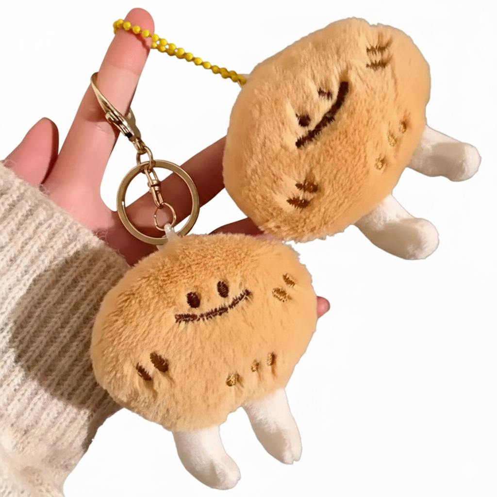 Elegant Patato Plush Doll Charm Stress Reliever Fun Toys Keychain Stuff Toys Fashion Gift Pop