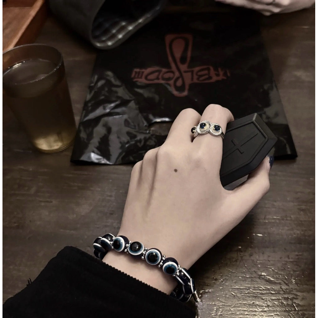 Evil Eye Bracelet For Woman Live Lucky Charm Beads Couple Bracelet Fashion Jewelry Christmas Gift