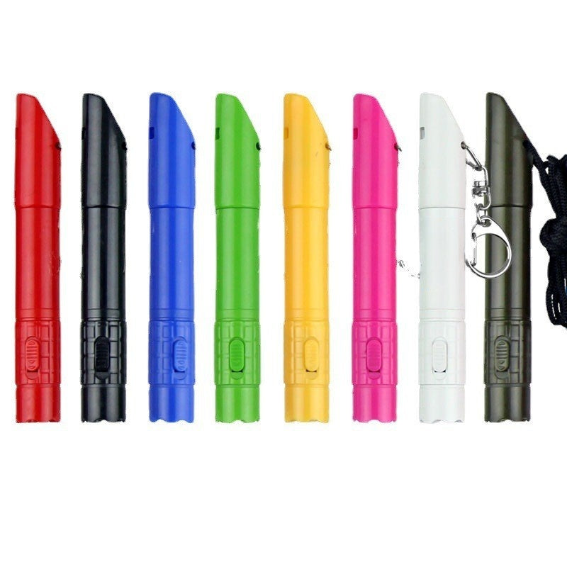 Premium 3 in 1 Emergency Ballpen Whistle Flashlight With Whistle with Flashlight Keychain Ball Pen