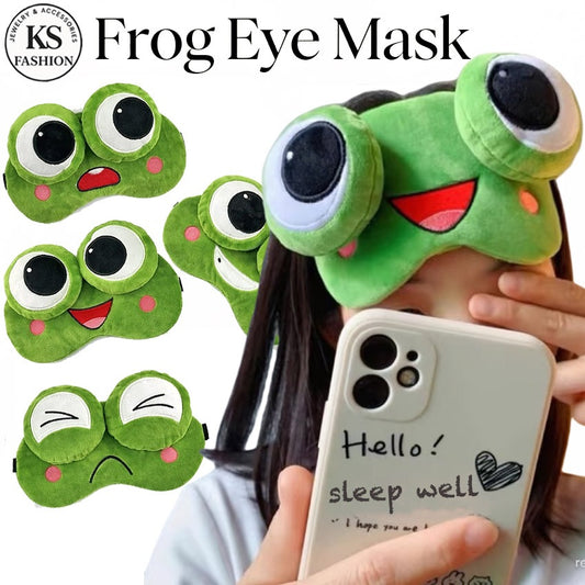 Frog Sleep Mask For Eye Mask For Sleeping with cooling Women Fashion For Travel Office Rest Gift