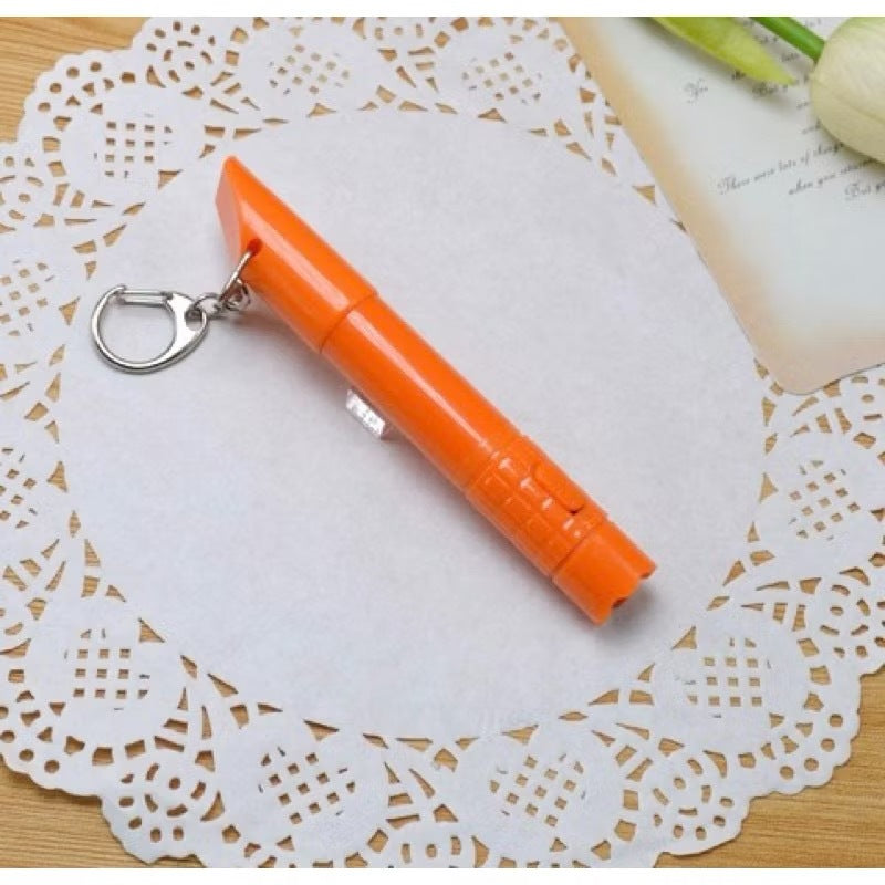 Premium 3 in 1 Emergency Ballpen Whistle Flashlight With Whistle with Flashlight Keychain Ball Pen