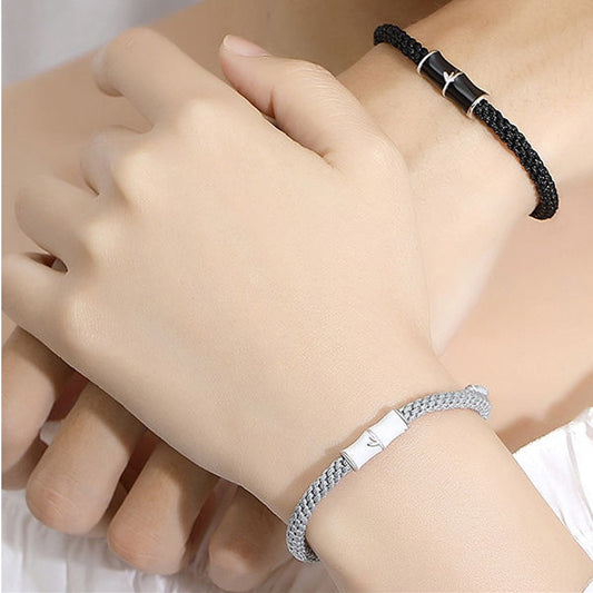 2PCS Bamboo Couple Bracelet For Couple beads Bracelet For Woman And Men Fashion Jewelry Accessories