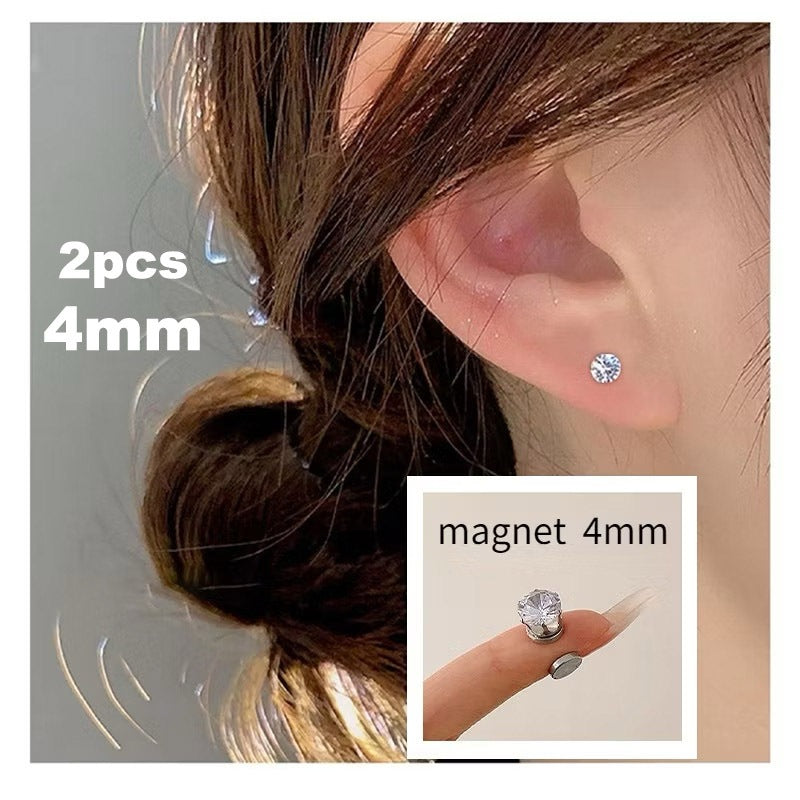 Elegant Magnet Earrings for Women Pearl Earrings Ear Clips FashionJewelry Accessories Christmas Gift
