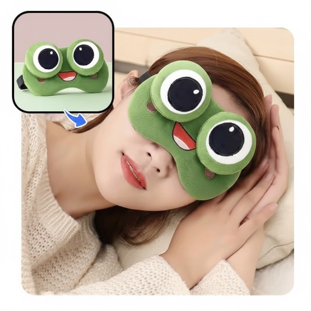 Frog Sleep Mask For Eye Mask For Sleeping with cooling Women Fashion For Travel Office Rest Gift