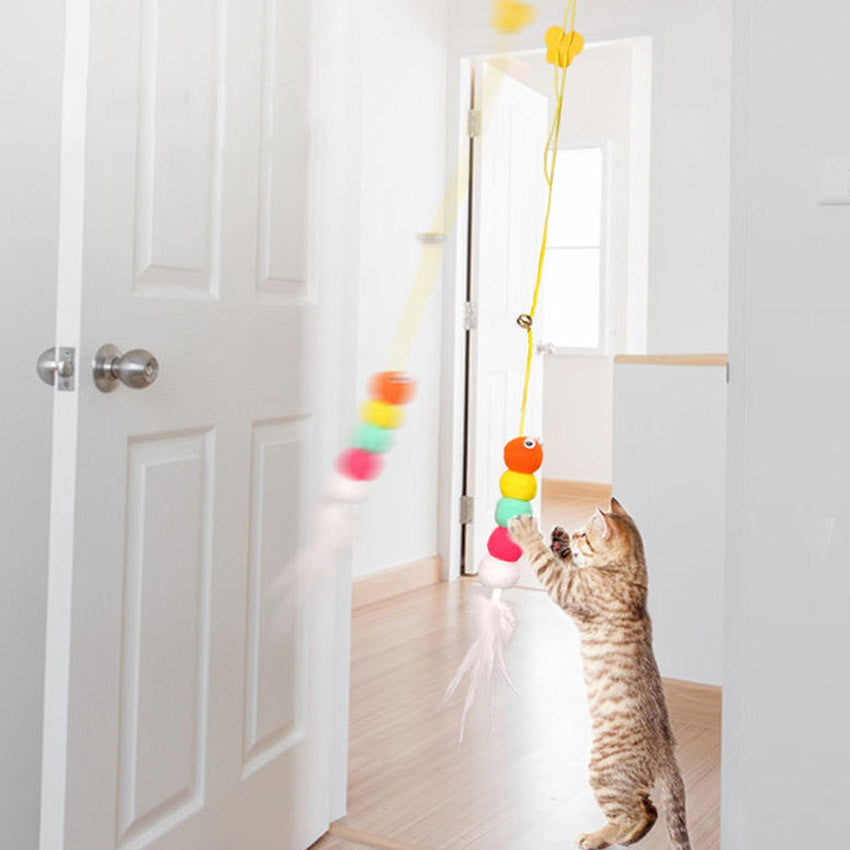 Cat Toys Joy  Self-Play Cat Toy Hanging Swing Series Plush Toy Entertaining Pet Supplies for Cats
