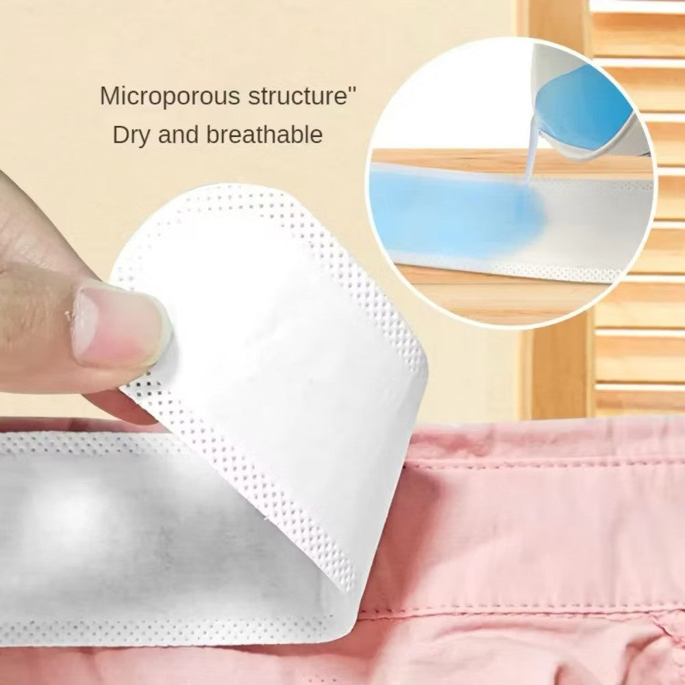 10Pcs Cap Liner Sweat Stickers Absorbent Strip Neck Liner Pads Disposable Hat Cap Anti Sweat Sticker