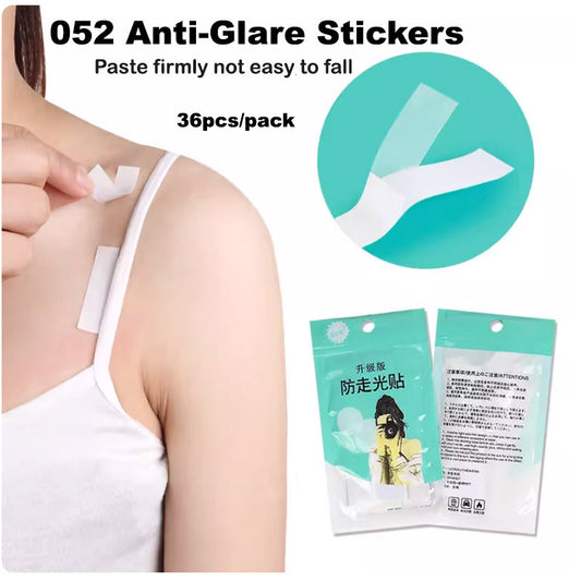 36pcs Lingerie Sticker Strip Adhesive Strap Anti-slip Double Sided Tape Clothing Adhesive for Women