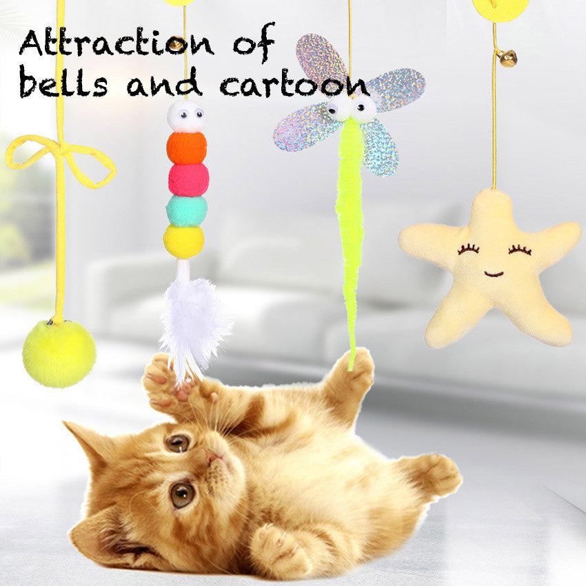 Cat Toys Joy  Self-Play Cat Toy Hanging Swing Series Plush Toy Entertaining Pet Supplies for Cats
