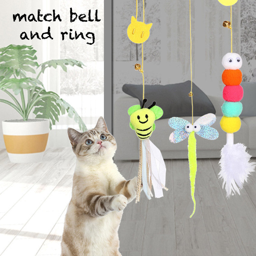 Cat Toys Joy  Self-Play Cat Toy Hanging Swing Series Plush Toy Entertaining Pet Supplies for Cats