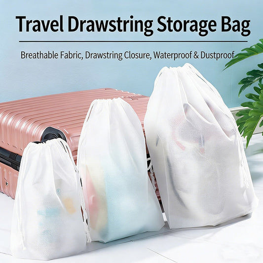 5pcs Reusable Waterproof travel make up Clothes Underwear wash Toiletry Bag Pouch Storage Organizer
