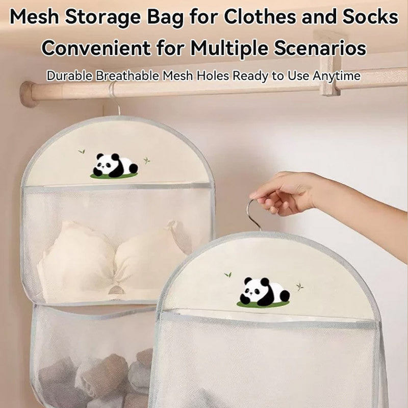 Underwear Socks Storage Organizer Hanging Bag Wardrobe Wall Bathroom Dormitory Storage Artifact