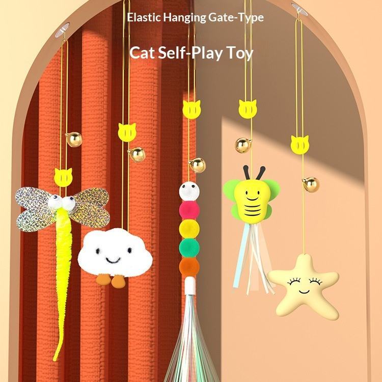 Cat Toys Joy  Self-Play Cat Toy Hanging Swing Series Plush Toy Entertaining Pet Supplies for Cats