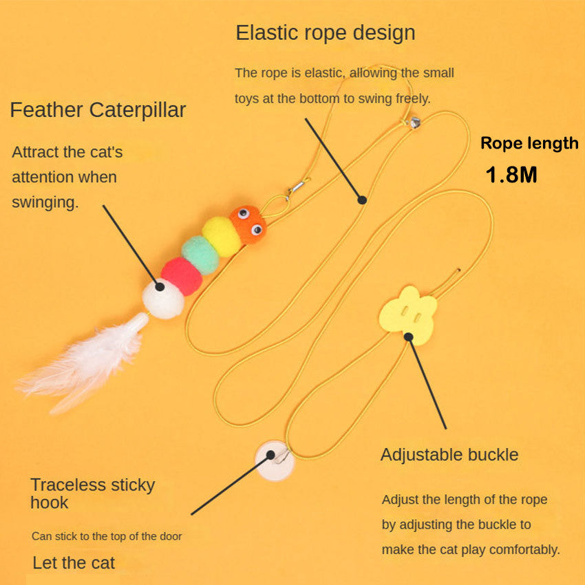 Cat Toys Joy  Self-Play Cat Toy Hanging Swing Series Plush Toy Entertaining Pet Supplies for Cats