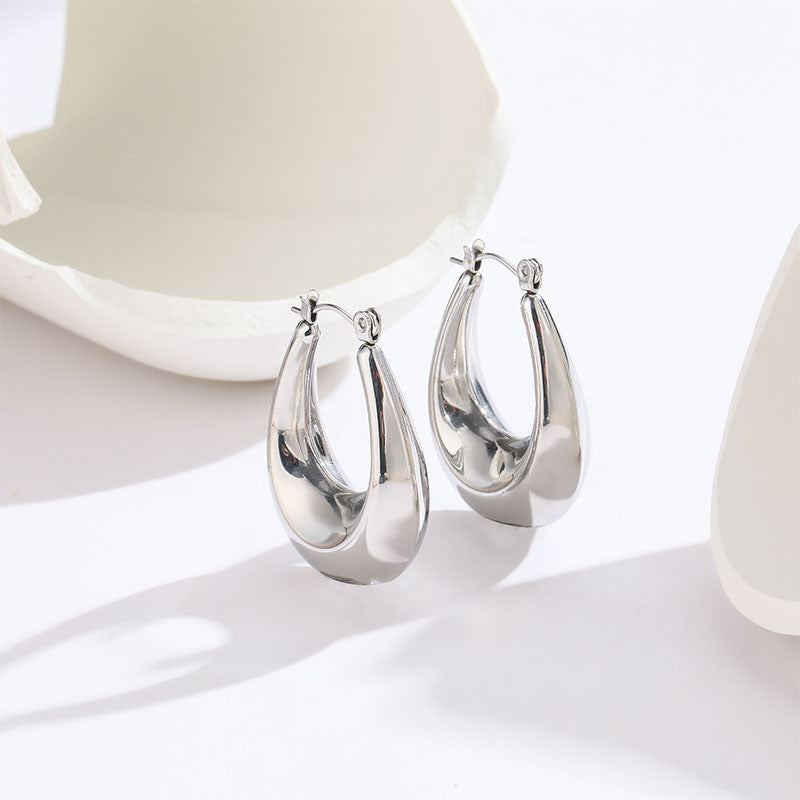 Elegant Water Drop  Earrings For Women Fashion Jewelry Accessories ear piercing Silver Earrings Gift