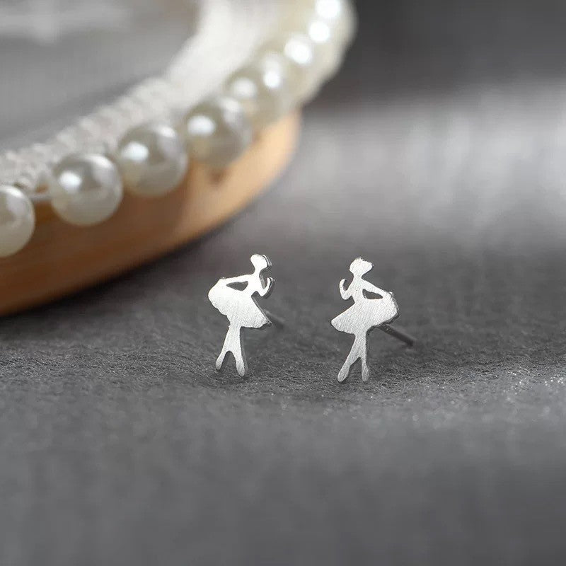 Elegant Stud Earrings For Women Earring Fashion Jewelry Accessories Gift Sliver Earring Piercing Ear