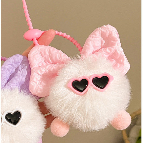 Elegant Coal Ball Plush Doll Charm Stress Reliever Fun Toys Keychain Stuff Toys Fashion Gift Pop
