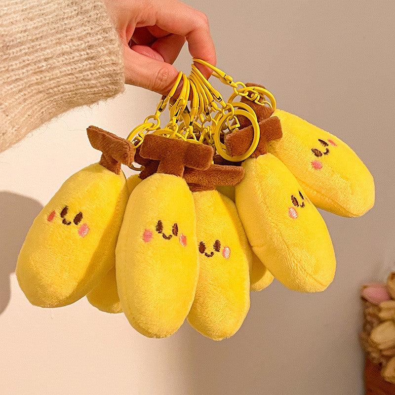 Elegant Mango Plush Doll Charm Stress Reliever Fun Toys Keychain Stuff Toys Fashion Gift Pop