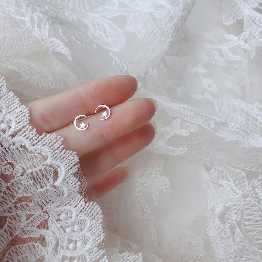 Elegant Stud Earrings For Women Earring Fashion Jewelry Accessories Gift Sliver Earring Piercing Ear