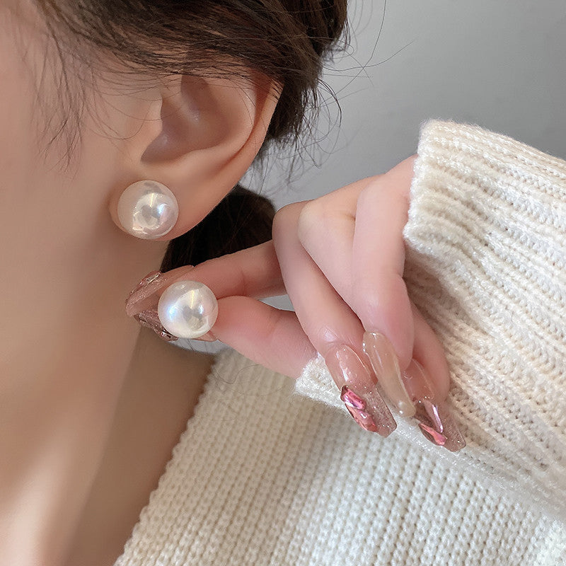 Elegant Pearl earrings For Women Fashion Stud Earrings Gold Plated Earring Jewelry Accessories
