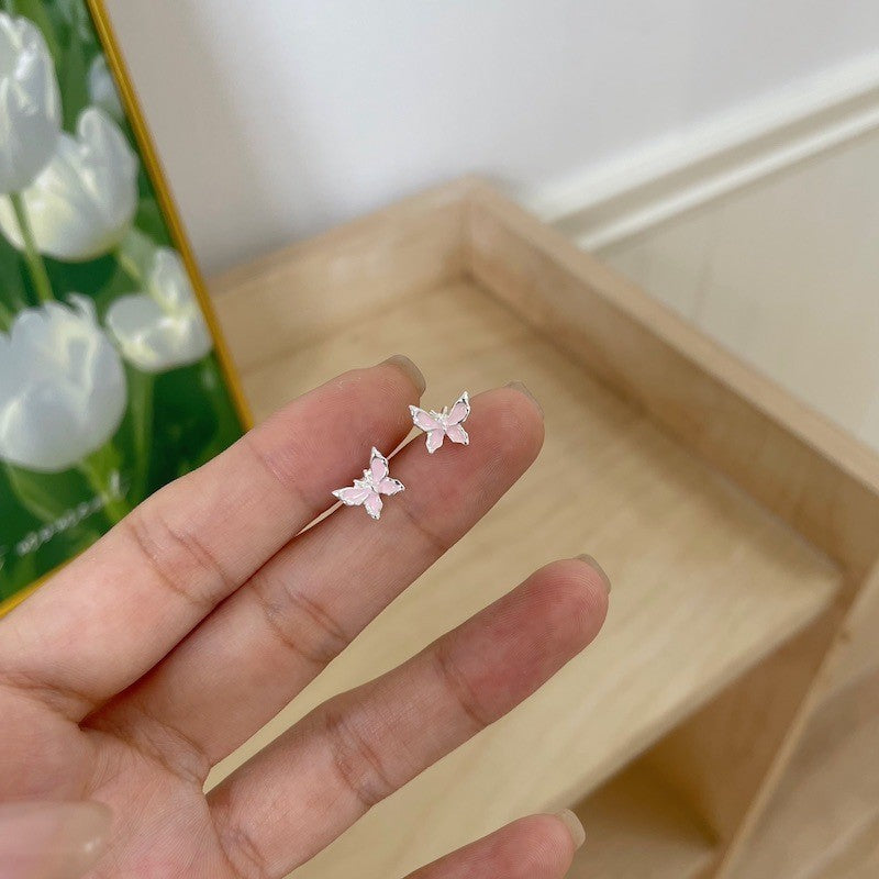Elegant Stud Earrings For Women Earring Fashion Jewelry Accessories Gift Sliver Earring Piercing Ear