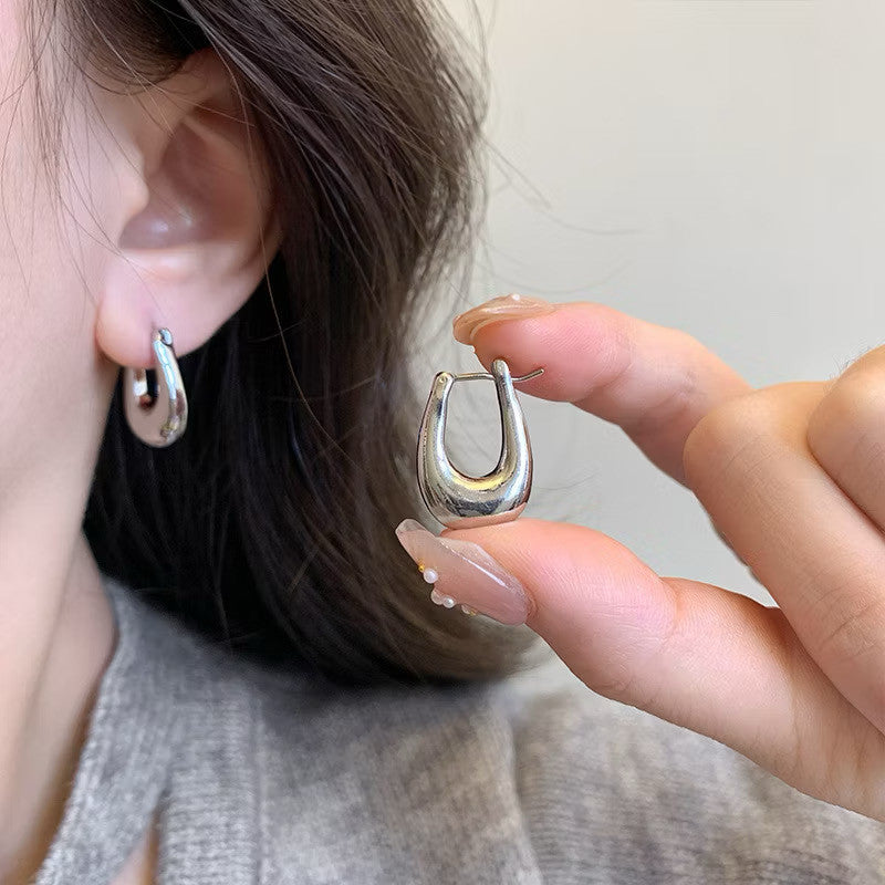 Elegant Water Drop  Earrings For Women Fashion Jewelry Accessories ear piercing Silver Earrings Gift