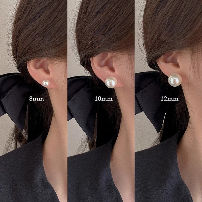 Elegant Pearl earrings For Women Fashion Stud Earrings Gold Plated Earring Jewelry Accessories