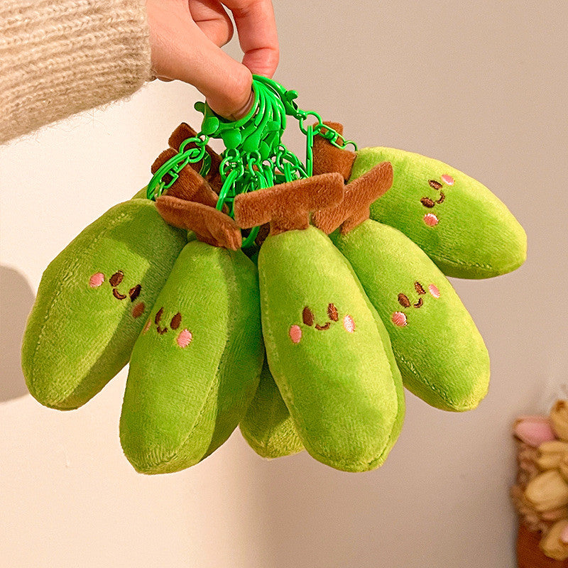 Elegant Mango Plush Doll Charm Stress Reliever Fun Toys Keychain Stuff Toys Fashion Gift Pop