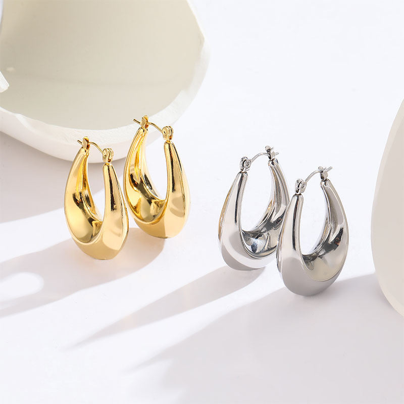 Elegant Water Drop  Earrings For Women Fashion Jewelry Accessories ear piercing Silver Earrings Gift