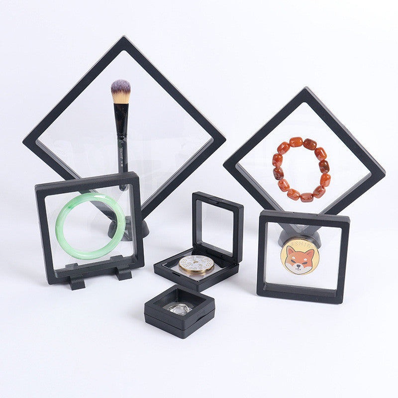 Transparent PE Film Box for Ring, Bracelet, Necklace Women Organizer Fashion Jewelry Christmas Gift