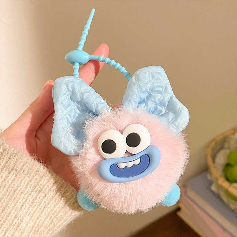 Elegant Coal Ball Plush Doll Charm Stress Reliever Fun Toys Keychain Stuff Toys Fashion Gift Pop