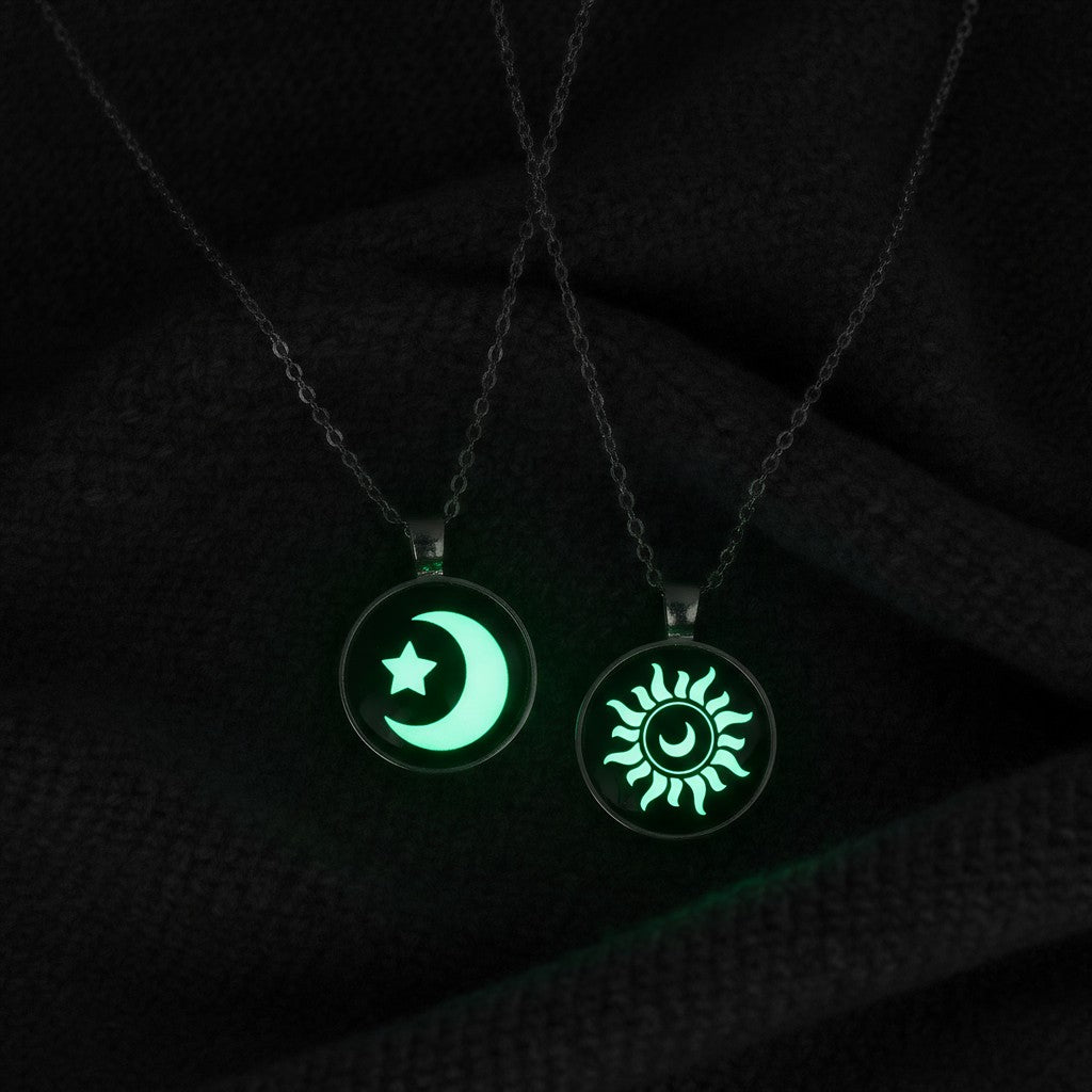 Elegant Silver Necklace For Women Moon Fashion Pendant Korean Fashion Jewelry Accessories lover Gift