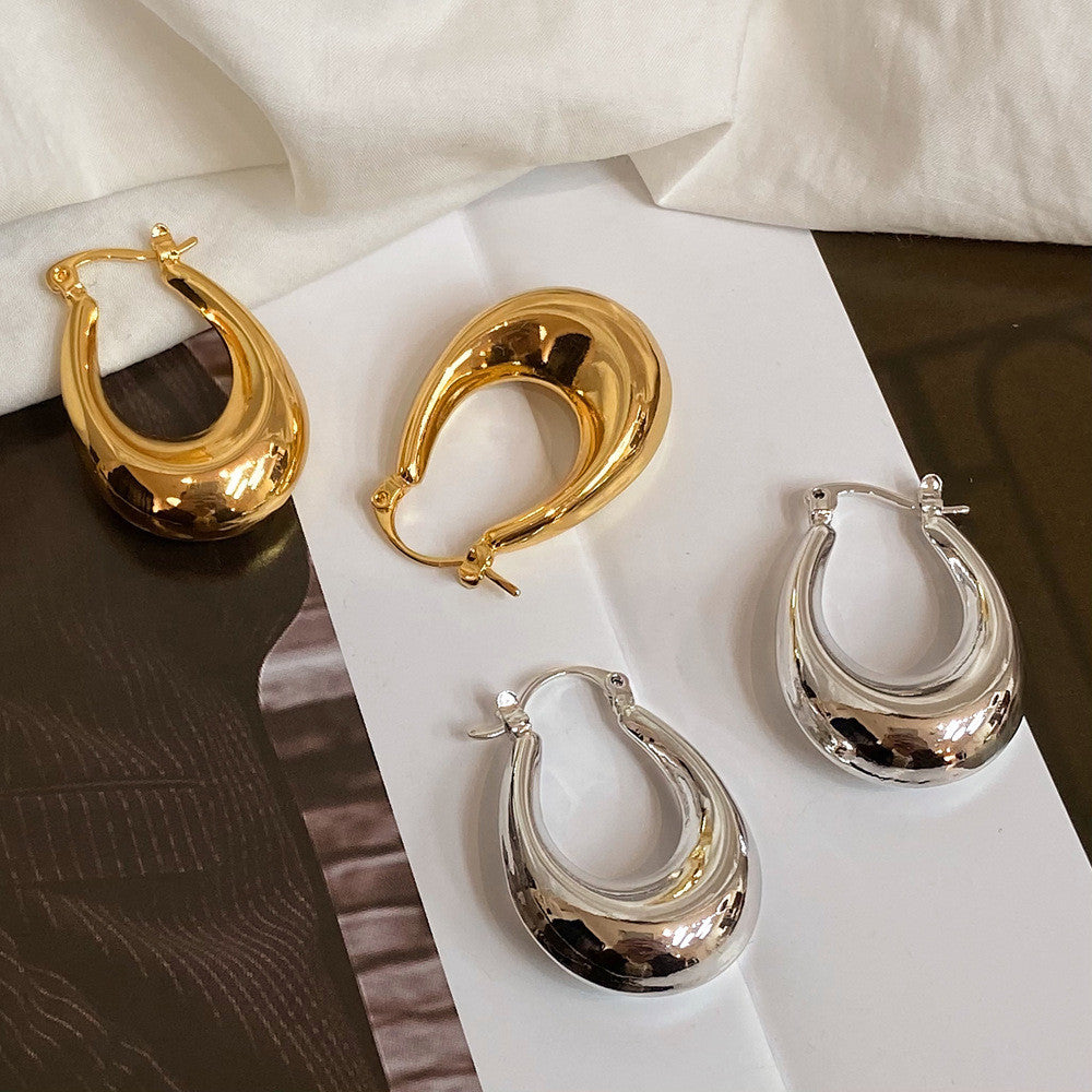 Elegant Water Drop  Earrings For Women Fashion Jewelry Accessories ear piercing Silver Earrings Gift