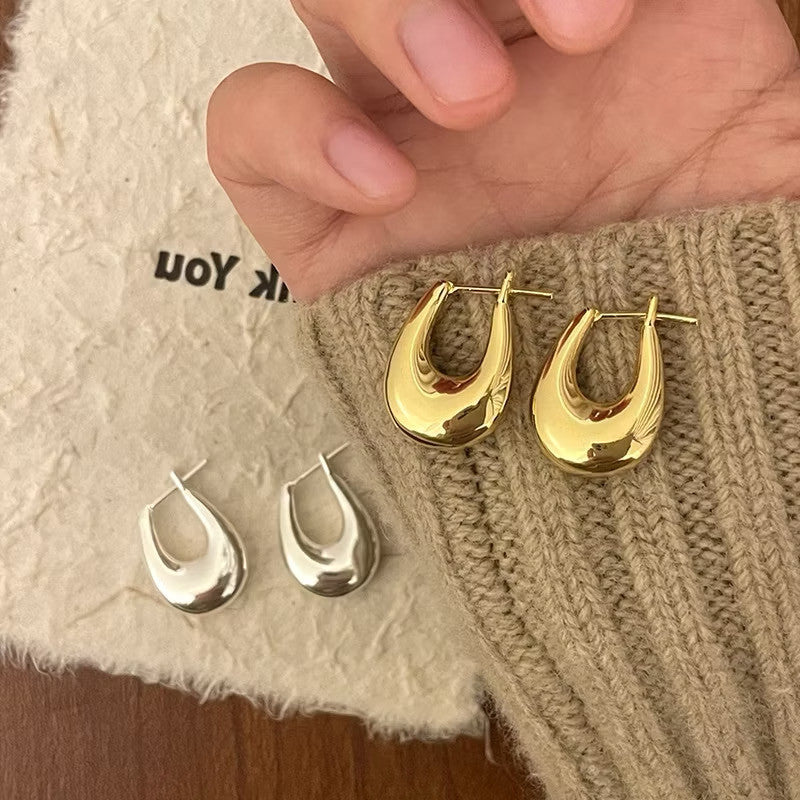 Elegant Water Drop  Earrings For Women Fashion Jewelry Accessories ear piercing Silver Earrings Gift