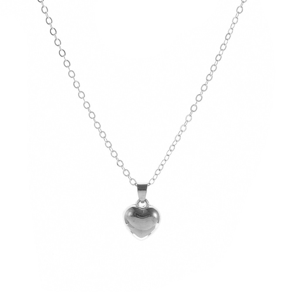 Elegant Gold Style Heart Pendant Pearl Silver Necklace For Women Fashion Jewelry Accessories Gifts