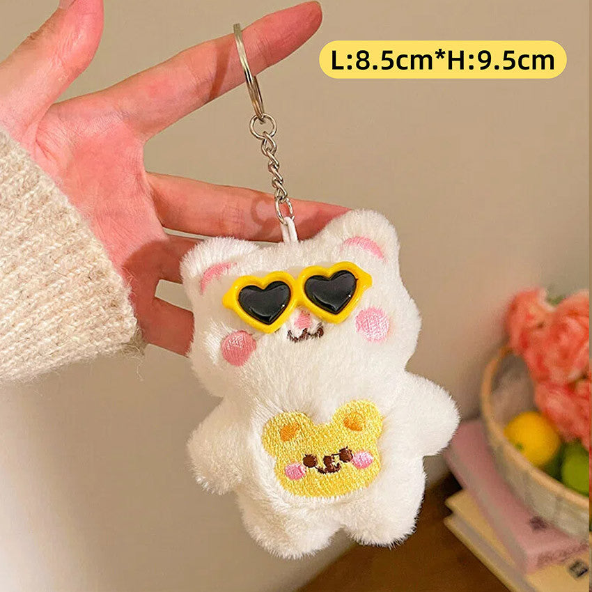 Elegant Animal Plush Doll Pet Toy Stress Reliever Fun Toys Keychain Stuff Toys Fashion Gift Pop Kids