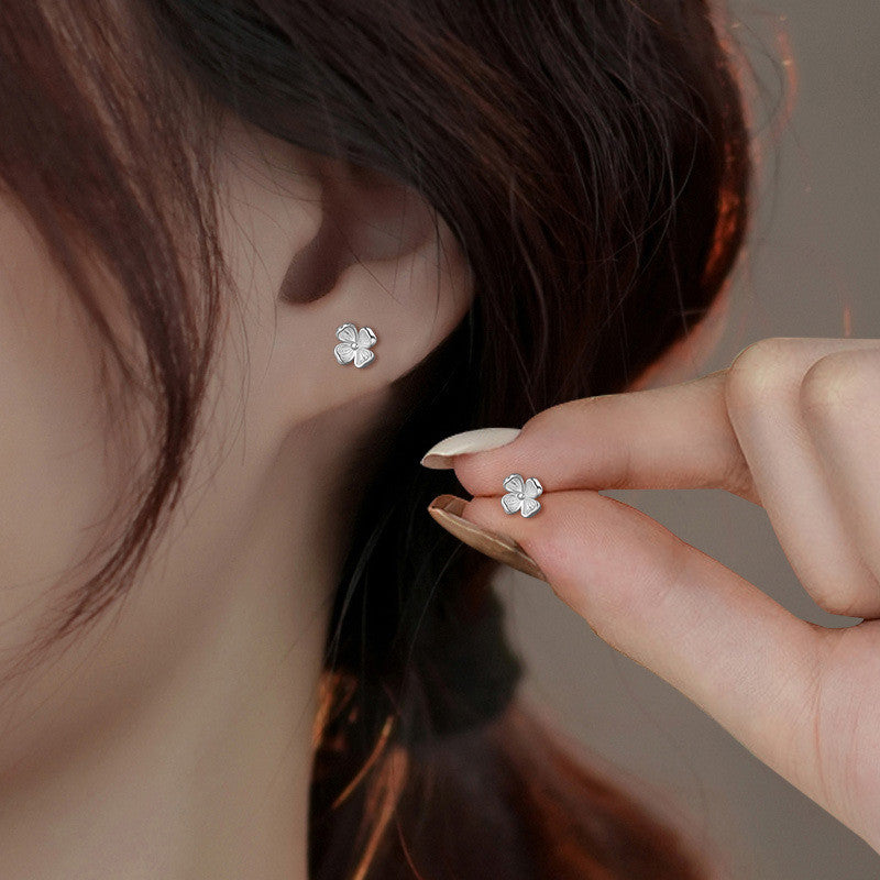 Elegant Stud Earrings For Women Earring Fashion Jewelry Accessories Gift Sliver Earring Piercing Ear