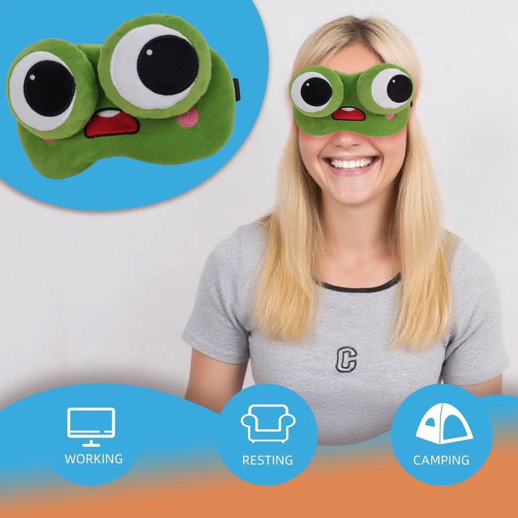 Frog Sleep Mask For Eye Mask For Sleeping with cooling Women Fashion For Travel Office Rest Gift