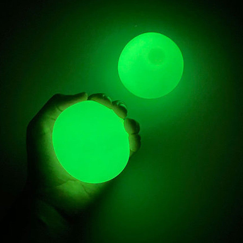 Luminous Sticky Ball Stress Relief  Reliever Toys Jelly Cat Feet  Pop Fun Christmas Gift Kids Toy