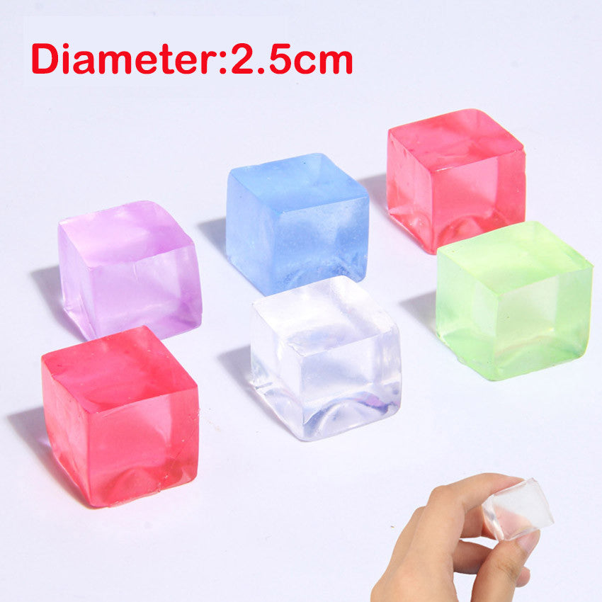 Luminous Sticky Ball Stress Relief  Reliever Toys Jelly Cat Feet  Pop Fun Christmas Gift Kids Toy