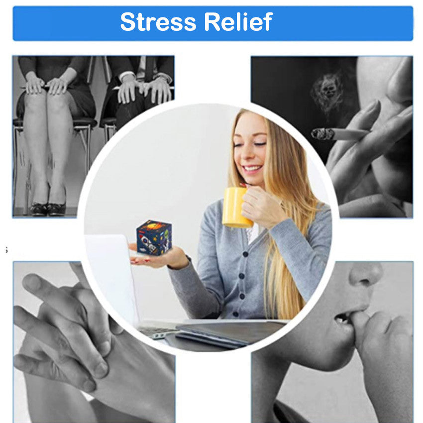 3D Rubik's Cube Geometric Three-Dimensional Rubik's Cube Kids Puzzle Toy Stress Relief Toys Fun Gift