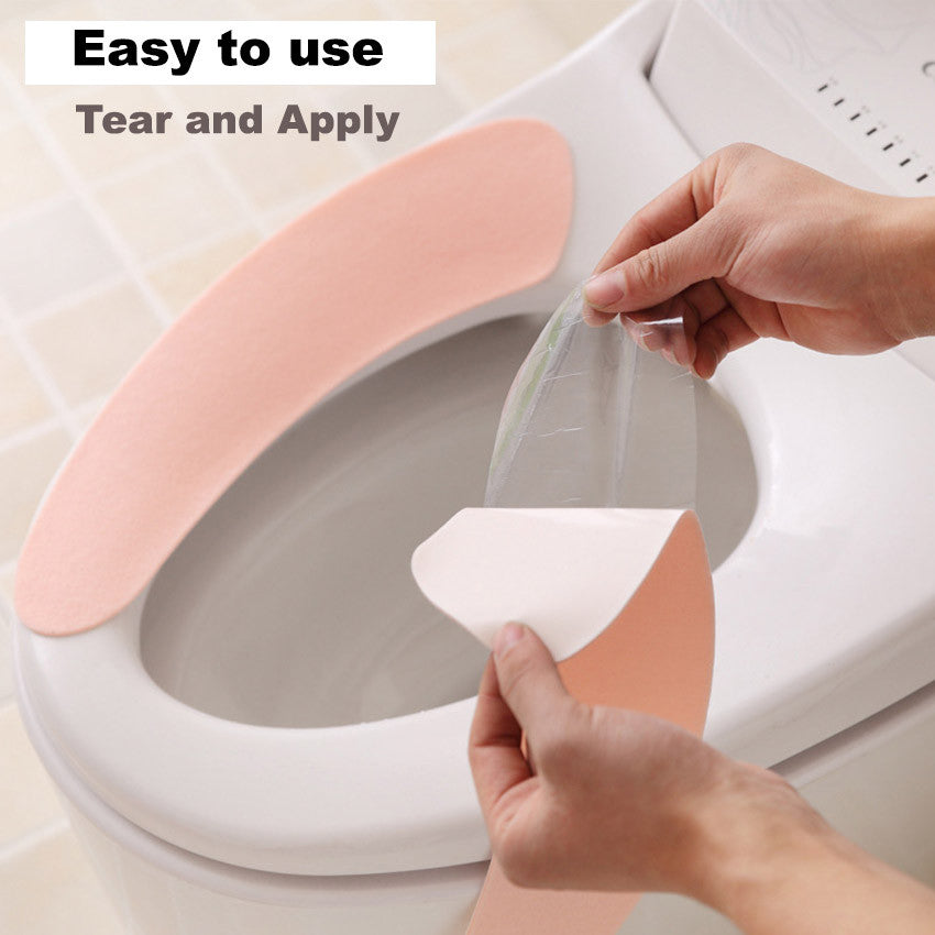 Adhesive Toilet Seat Toilet Cover Waterproof Toilet Stickers Toilet Set Toilet Seat Household Decor