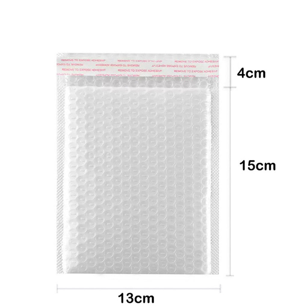 10pcs Self adhesive Bubble Mailer PE White Poly Plastic Padded Envelope Shipping pouch Mailing Pack