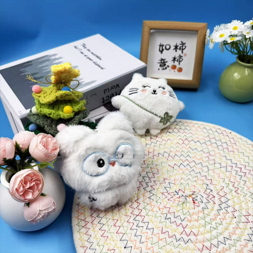 Elegant Rabbit Plush Doll Pet Toy Stress Reliever Fun Toys Keychain Stuff Toys Fashion Gift Pop Kids